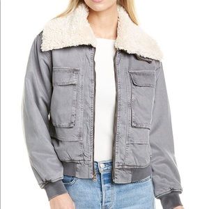 Young, Fabulous & Broke Earhart Bomber Jacket, Large